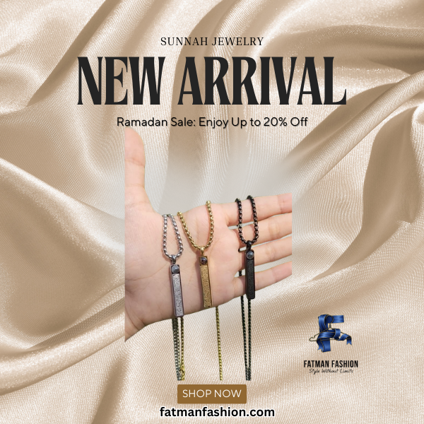 Ayatul Kursi Bar Pendant (BLACK)